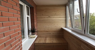 Отделка, остекление, утепление балконов в Кирове от 206 руб. м/2.